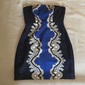 Tibi Silk Strapless Dress